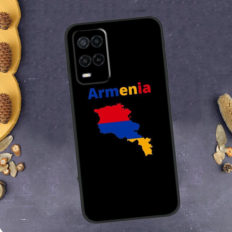 Armenia Armenian Flag Phone Case For Oppo A96 A16 A76 A78 A58 A18 A38 A98 A17 A77 A80 A40 A60 A74 A94 A54 A15 A57S