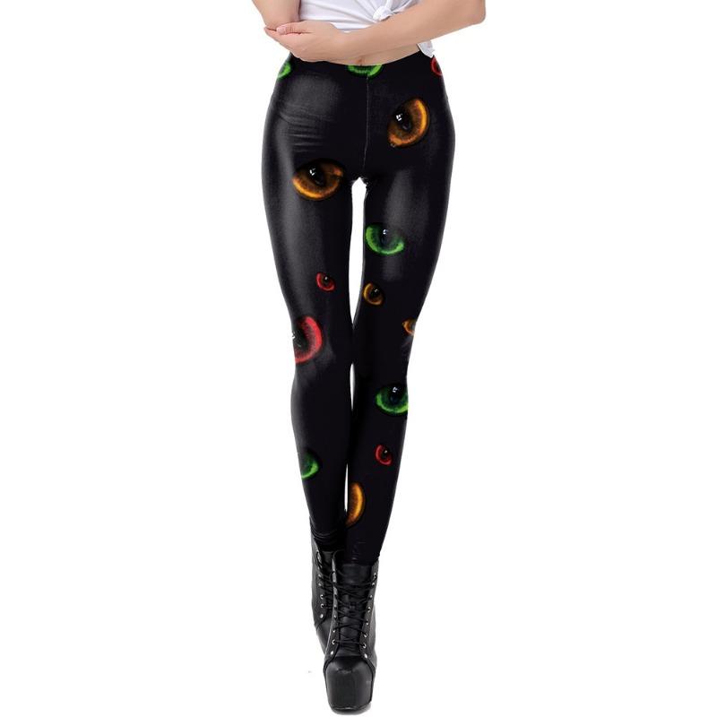 Halloween Pants Skull Skull Skeleton Digital Printing Christmas Leggings Skinny Sweatpants Women's Pants