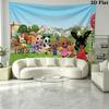 Bing Wall Tapestry Aesthetic Wall Hanging Printed Fabric Blanket Decorative Tapestries for Bedroom Living Room Home Decor
