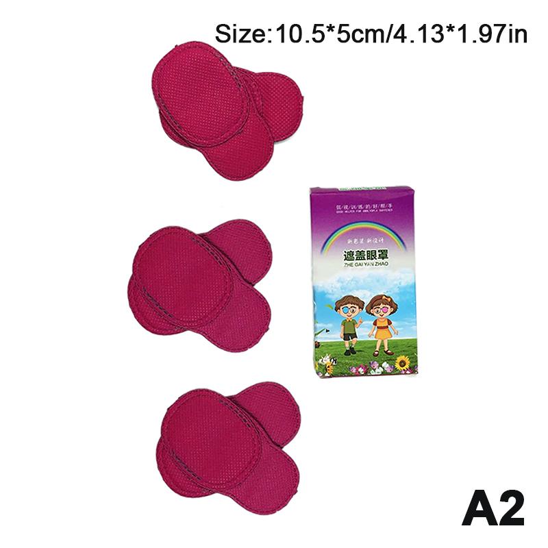 Tři velikosti Amblyopická maska Dítě Okluze Lékařská oční náplast Zatemňující oční náplast Trénink astigmatismu Oční stín Amblyopická oční náplast