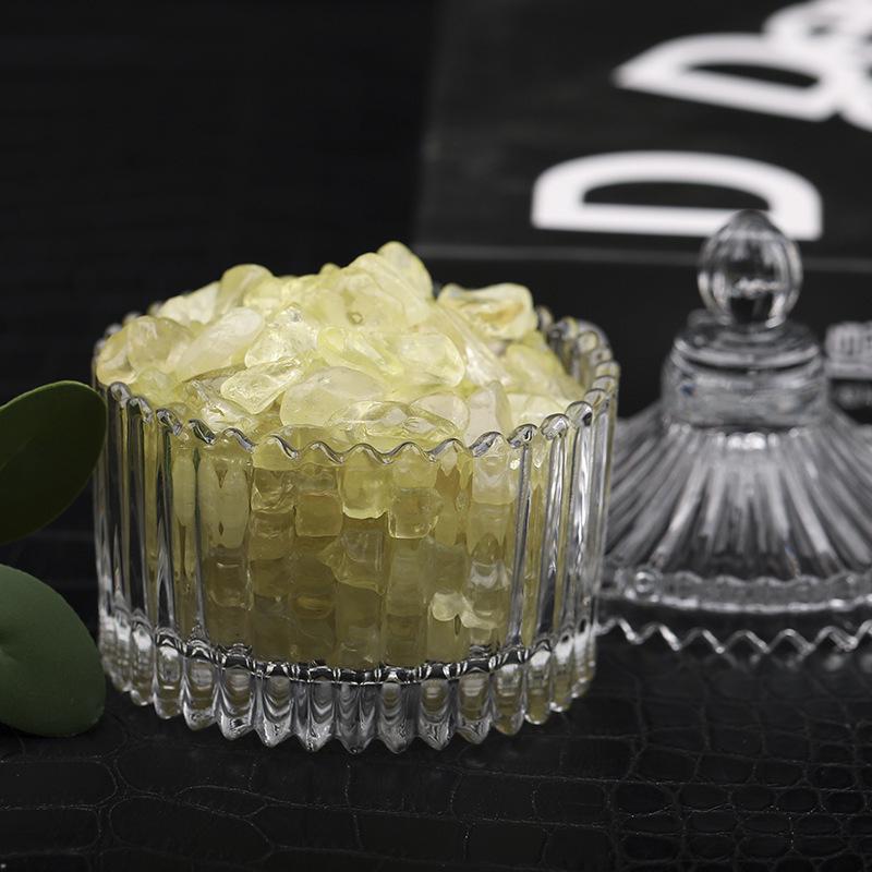 Lemon Yellow Natural Crystal Stone for Bonsai and Aromatherapy Decor