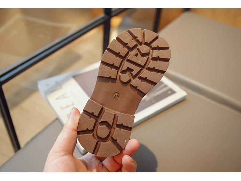 Girls' Martin Boots - 2022 Autumn/Winter Fleece-Lined Warm Fashion Soft-Soled Princess Boots