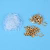 A84X-600Pcs/150Pairs Female Male Spade Crimp Terminals Sleeve Wire Wrap Connector For 22-16 Awg 2.8Mm