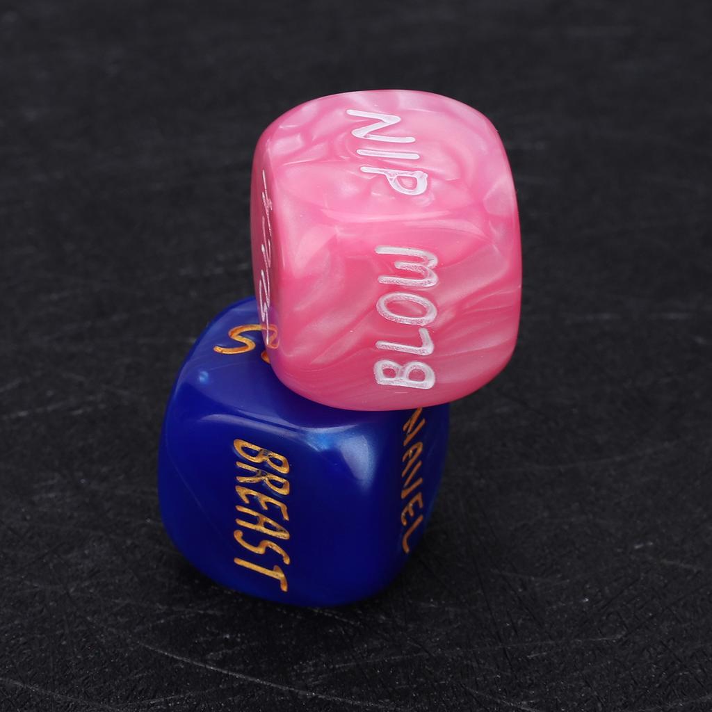 English Couple Dice Wedding Couple Lovers Bachelor Party Multiple Pose Dice for Adult