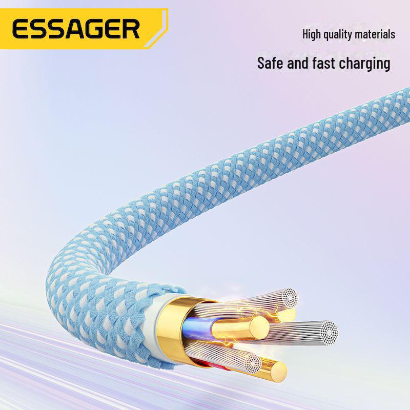 Cabo de Carregamento Rápido ESSAGER 29W Apple PD para iPhone 8-14 & iPad