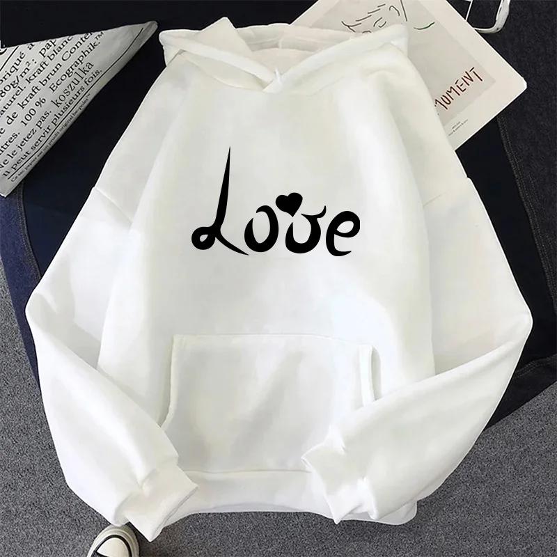 New Womens Hoodies Casual Printing Sweatshirts Outdoors Sports Jogging Woman Clothing Autumn Winter Fashion Street Sportswear