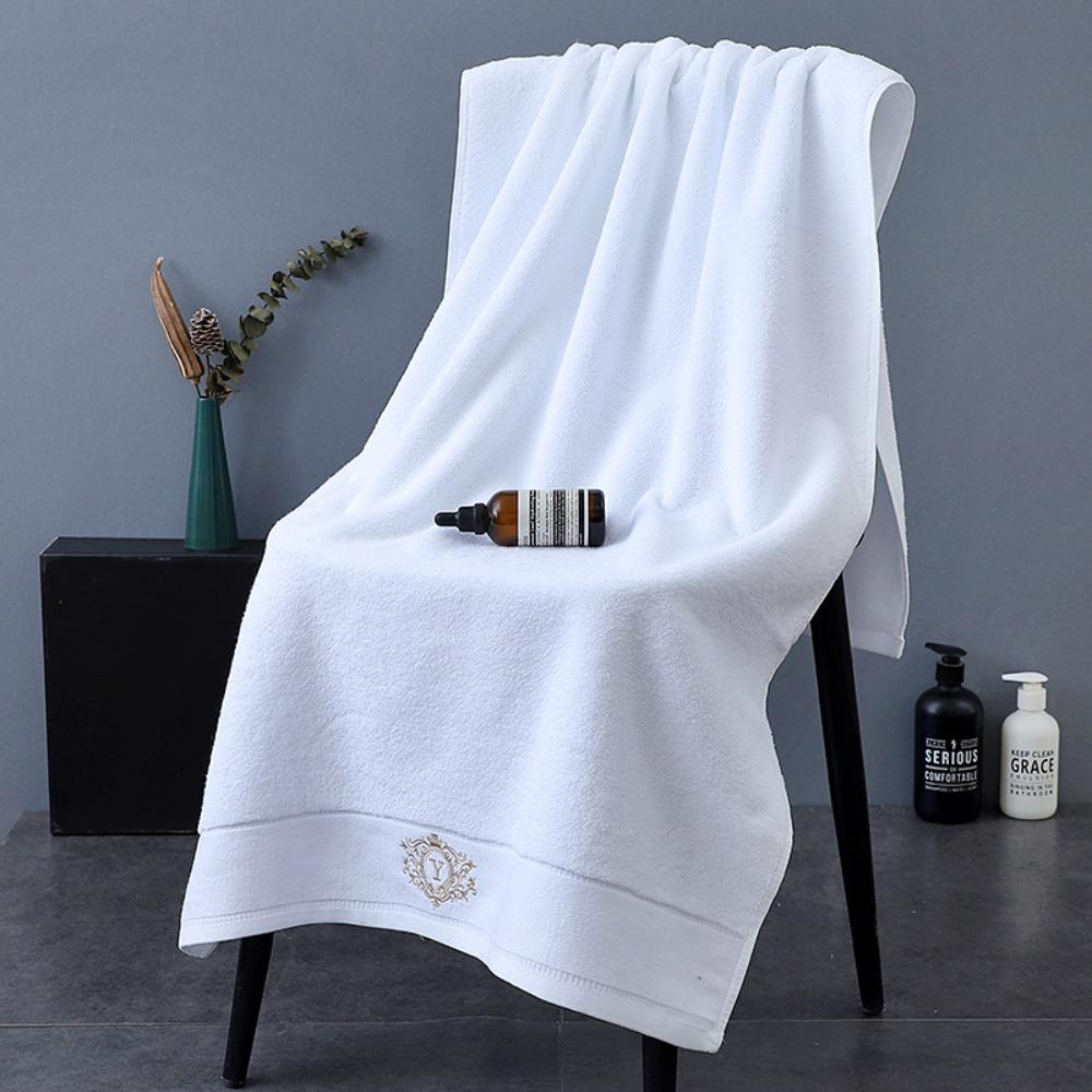 Spot large thickened cotton souvenir towel hotel men's sports face towel plain color broken gear water absorption