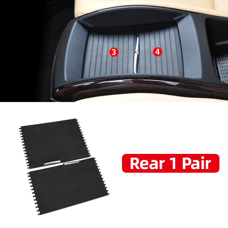 For BMW X5 X6 E70 E71 E72 Front Console Cup Holder Sliding Shutters Cover Trim Center Roller Blind Cover Replacement 2007-2014