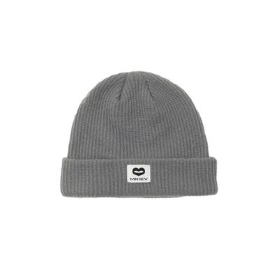 Mihev Classic Label Beanie Gray