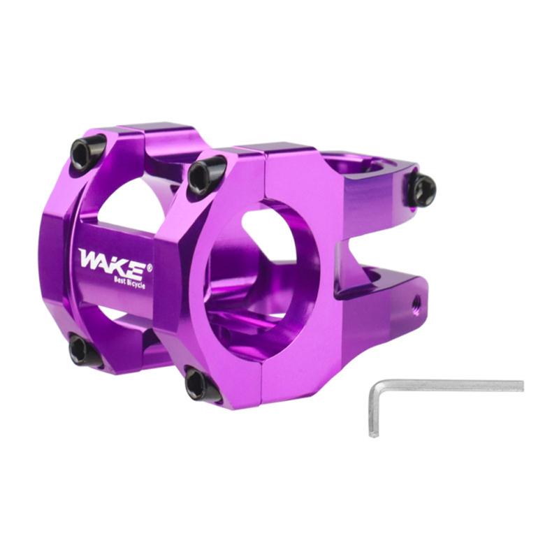 

Вынос велосипеда Сверхлегкий горный велосипед Полый руль из алюминиевого сплава Аксессуары для велосипеда 31,8 35mm фиолетовый