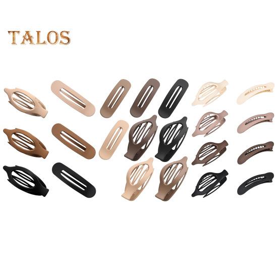 6/8 stk Dame Hårklemmer Flate Hårnåler Stødige Ikke-Hengende Dekorative Hårklyper Enkle å Bruke Hårtilbehør