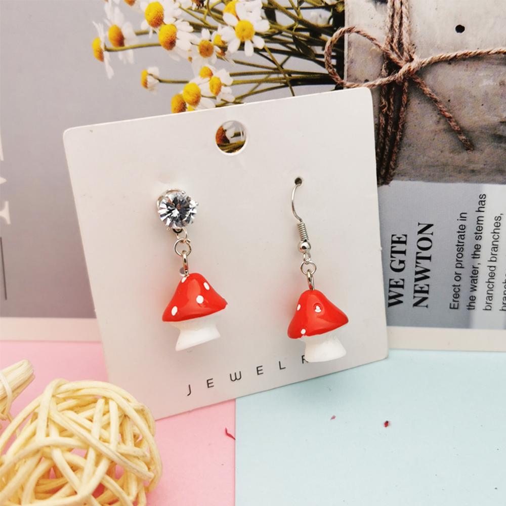 Vegetable Necklace Resin DIY Jewelry Accessories DIY Earring Mushroom Pendant Jewelry Making