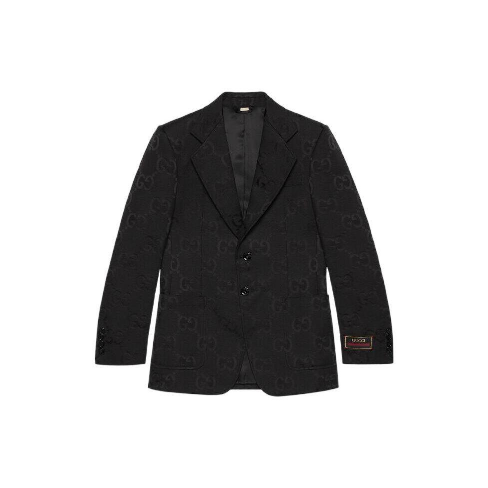 GUCCI SS22 Business Suit Coat Men's Black 680759-ZAHT6-1000