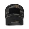 Velcro Camouflage Baseball Cap Men Outdoor Sunscreen Sun Visor Breathable Adjustable Snapback Hat Fishing Hat Peak Cap