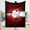 Usa Soccer Star Blanket Comfortable Suitable for Seaside Livingroom Office All-Season Use Modern Style Ideal Gift For Birthday Valentine'S Day