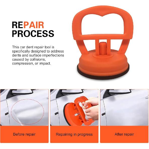 2 PCS Car Dent Pullers, Suction Cup Dent Removal Repair Tool Kit, Vacuum Handle Powerful Puller for Glass & Screen & Tile Object Moving, Portable
