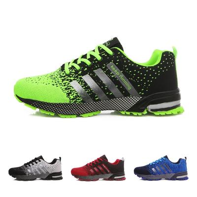 Breathable Cheap Running Shoes Men/Women Weaving Outdoor Running Shoes Marathon Sneakers Lightweight Sport Shoes 36-47