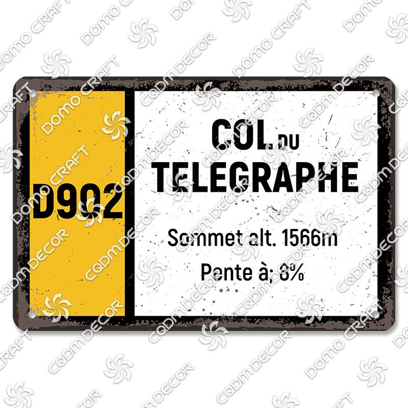 Berg Höhe Poster Metall Blechschilder Col De La Madeleine Hautacam Metallplatte Wanddeko Club Pub Wohnzimmer Zuhause