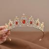 Princess Crown Headdress for Girls - Elegant Hair Accessory for Dance and Birthday Gifts