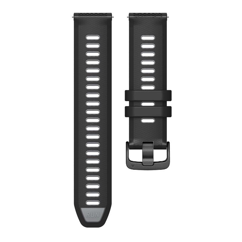 

Силиконовый двухцветный спортивный ремешок для умных часов Garmin 265/965 22mm