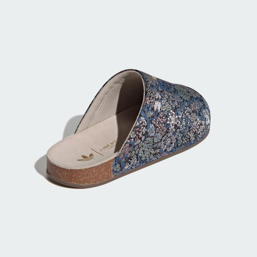 adidas ADIMULE X LIBERTY LONDON SLIDES KH9850 Unisex Originals Sandals Wonder Beige / Gold Metallic / Gum