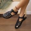 Sommerschuhe Damen Sandalen Zehenfreie Sandalen für Damen Retro Damenschuhe Weiche Damenschuhe Elegantes Schuhwerk Damen Sandale Weiblich