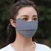 Ice Silky Sunscreen Mask Breathable Face Mask Solid Color Sun Protection Facial Cover For Women Cycling Outdoor Sports Use