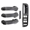 Carbon Fiber Interior Door Grab Handle Cover Switch Bezel LHD/RHD For VW Jetta Golf MK4 1998-2004
