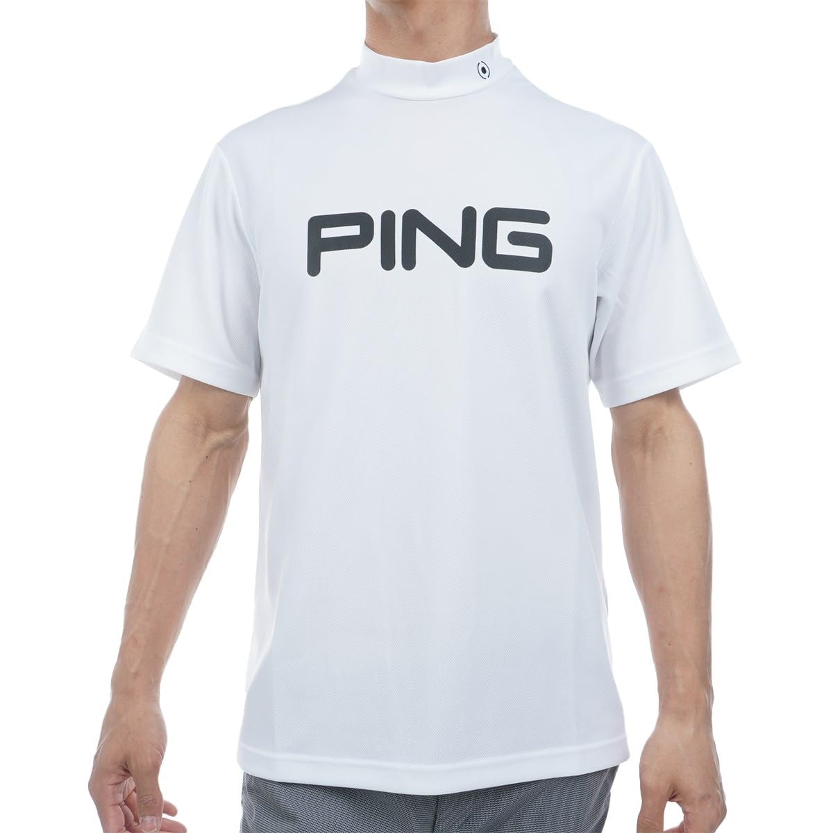 

[Pin Apparel] Men s short-sleeved high-neck shirt (brand logo) Golf innerwear 621-5167101 030White LL