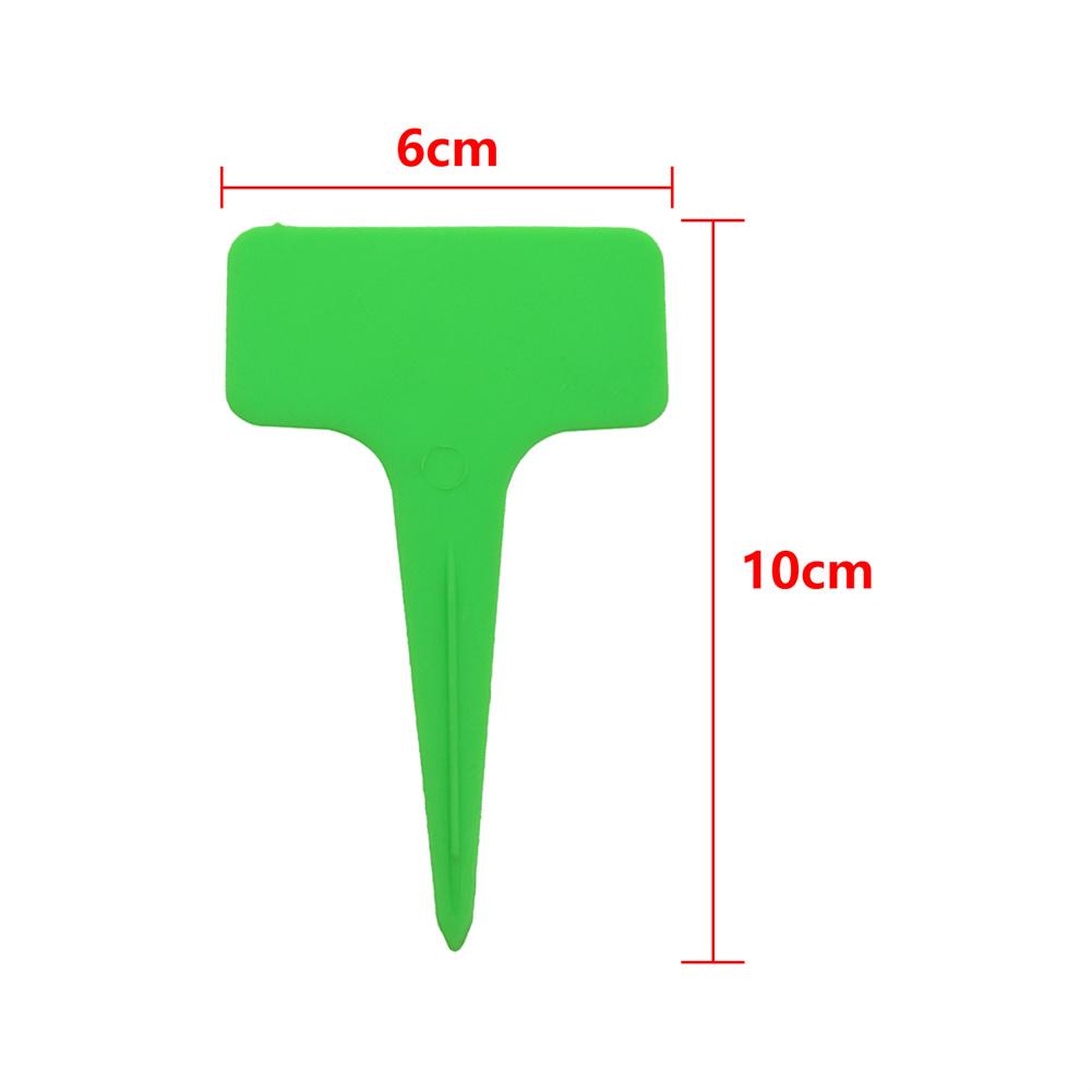 20/100Pcs Garden Plant Labels T-Type Flower Tags Plastic Nursery Seedling Tray Signs Waterproof Bonsai Varieties Tagging Markers