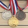 5cm Zlatá/Stříbrná/Bronzová medaile Ocenění Medaile s krční stuhou Kovové medaile pro vítěze Soutěžní medaile pro maraton Míčové hry