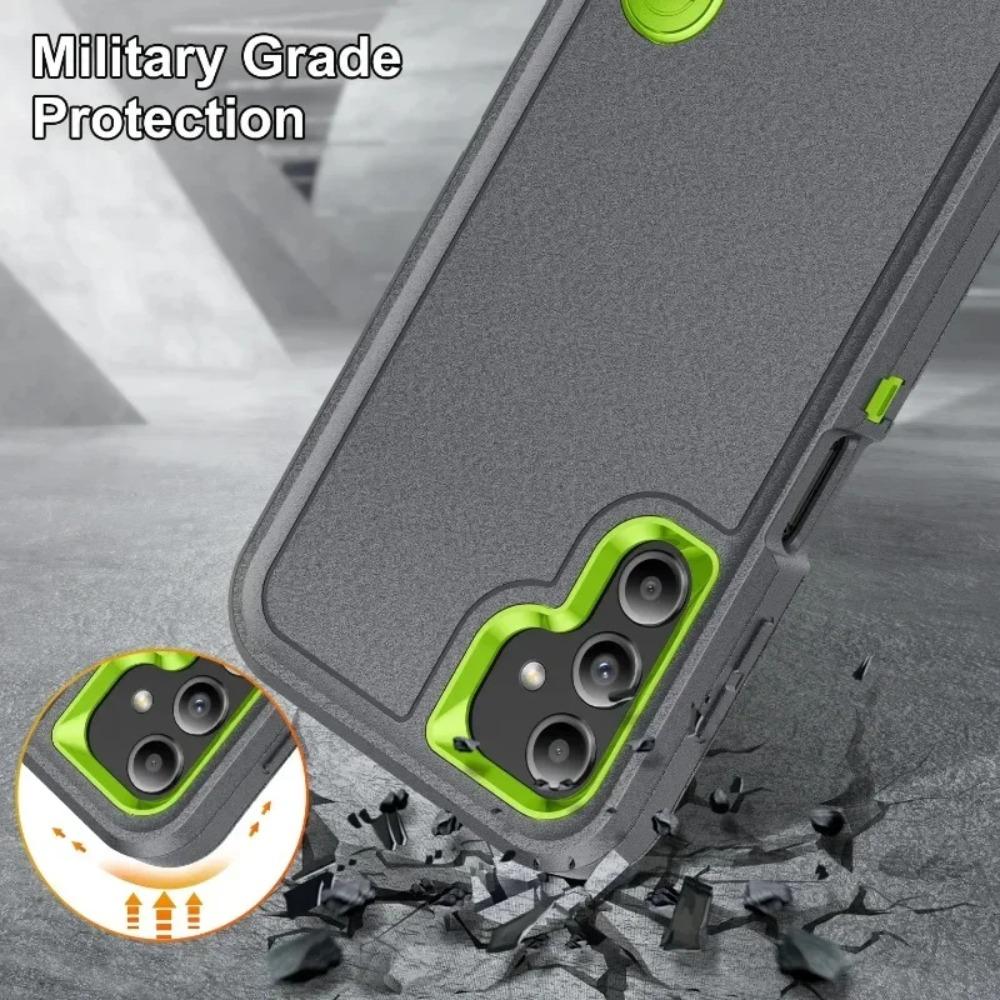 Heavy Duty Protection OTT Armor Defender Case For Samsung Galaxy A17 A07 A56 A36 A26 A16 A06 A15 A54 5G Anti-fingerprint Cover