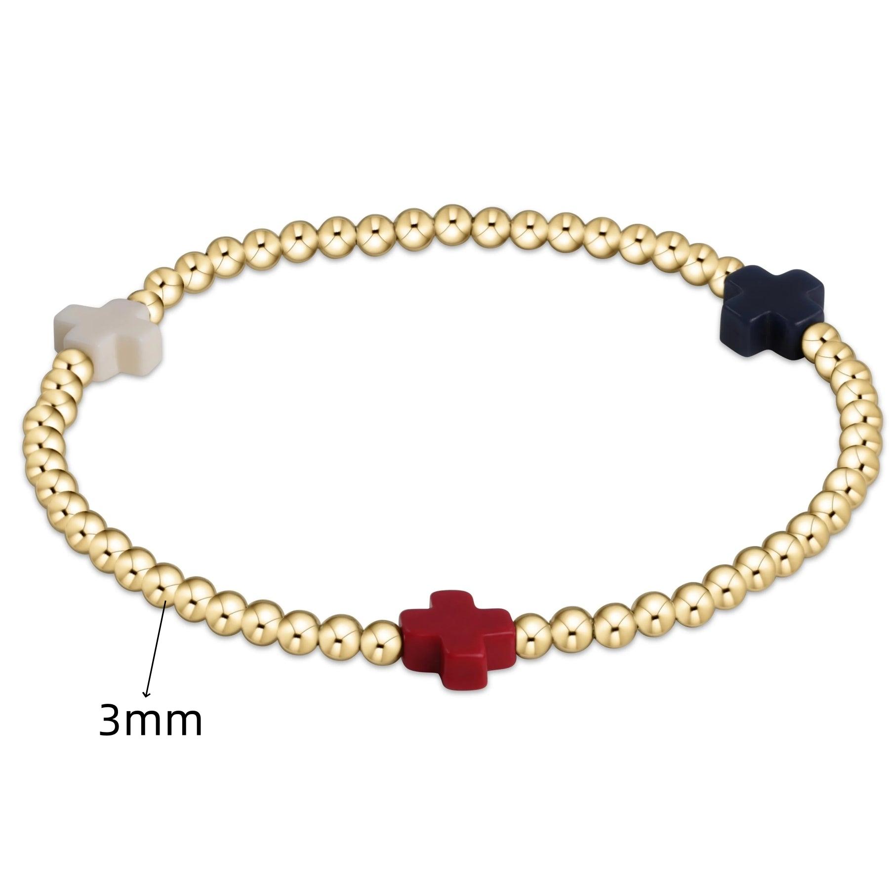 

Vlen Cross Bracelet Independence Day Bracelets for Women 4th of July Jewelry Boho Summer Red White Blue Pulseras America 250