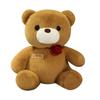 Cute Sitting Teddy Bear Valentine'S Day Rose Bear Plush Toy Doll Girl Cuddle Sleeping Doll Gift