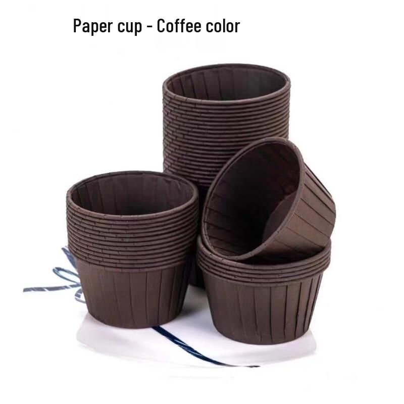 ZISIZ Rolled-Edge Baking Cupcake Paper Cups