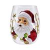 3D Christmas Glass Cup Holiday Coffee Mug for Tea and Hot