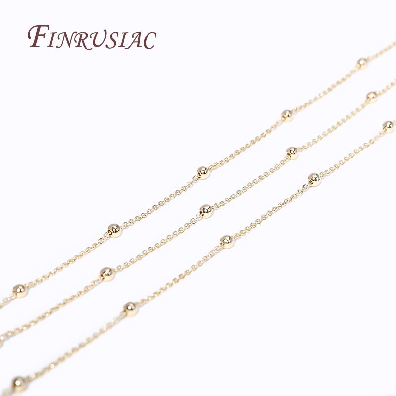 14K Gold Plated Spool Chains For DIY Handmade Jewellery Making Supplies Multi Styles Metal Bulk Chains Wholesale High Quality