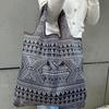 Eco-Friendly Foldable Korean Style Portable Shopping Bag - Medium Size Handbag