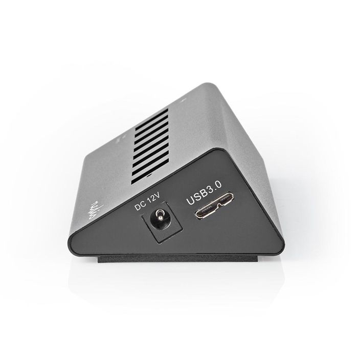 Hub USB 3.0 - Nedis - 8 ports - Charge QC 3.0 - Noir - Hub externe