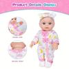 Realistic Girl Baby Doll with Accessories & Clothes Blanket Carrier Bassinet Bed Pacifier Newborn Nursery Toys Gift for Toddlers