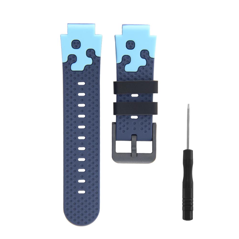 Farbiges Silikon-Uhrenarmband für Xiaotiancai Kinder-Telefonuhrenmodelle D2, D3, D5, Z1, Z2, Z5, Z6, Z7, Z8, AQ1, CR