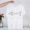 Dachshund Teckel Funny Cute Dog Animal Funny T Shirt Men New Casual Short Sleeve Tshirt Homme Manga Unisex T-shirt Tees