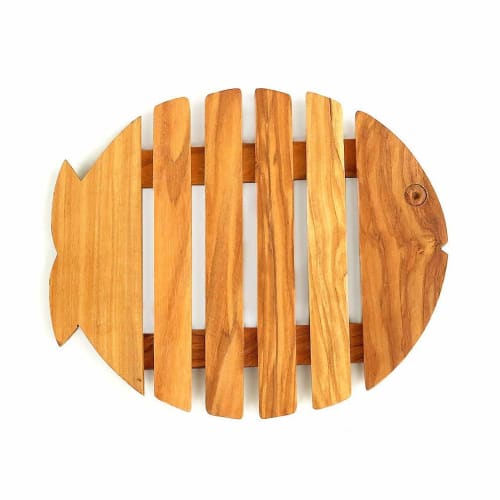 Arteinolivo Olive Wood Trivet (Fish)