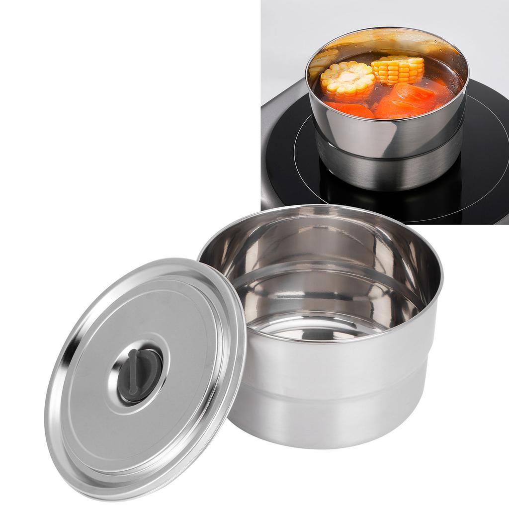 Lunch Box Portable 304 Stainless Steel Food Storage Container for School Picnic Camping1600ml