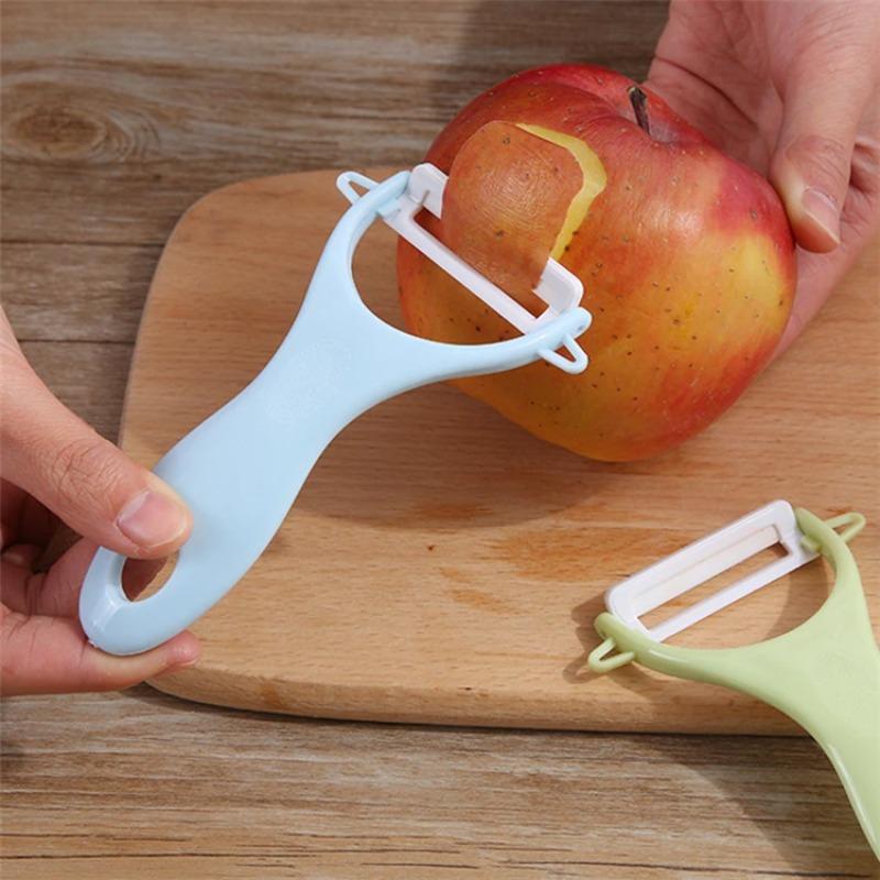 1pc Ceramic Peeler Set, Ultra Sharp Vegetable Fruit Peeler, Rust Proof & Easy Grip, Colorful Kitchen Peeling Tools