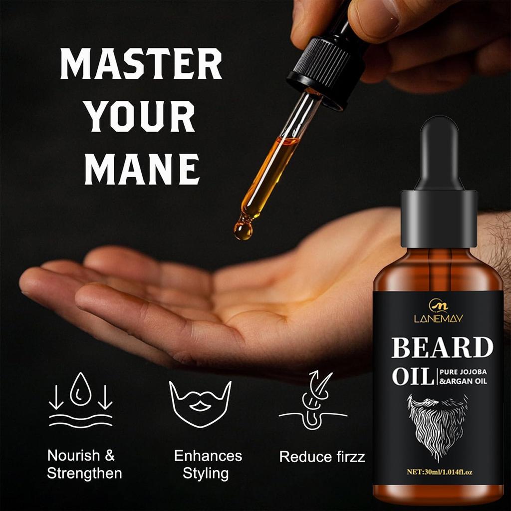 BEARD OIL- Nourish & Strengthen Beard-Enhances Styling And Reduce Firzz-For All Beard Types
