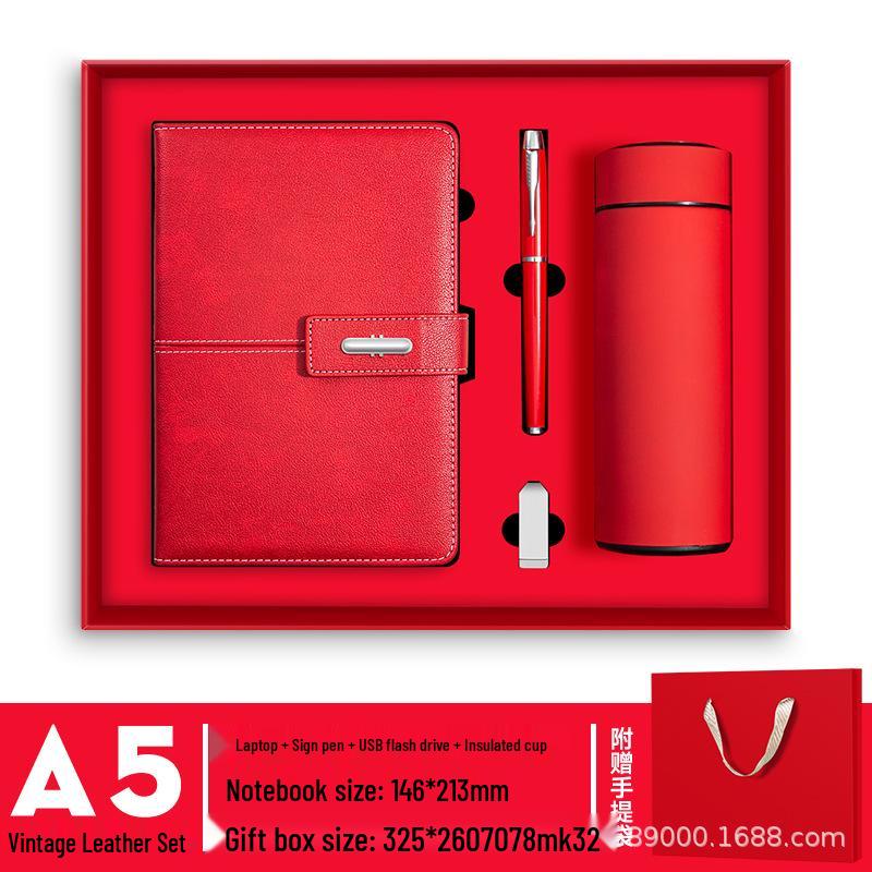 A5 Business Notebook Gift Box Set: Deluxe Office Stationery and Memorable Souvenir
