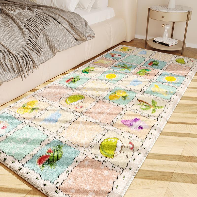 Couverture de chevet isolante d'hiver pour chambre d'enfant, Coussin pour le pied du lit, le salon, le balcon, Décoration intérieure