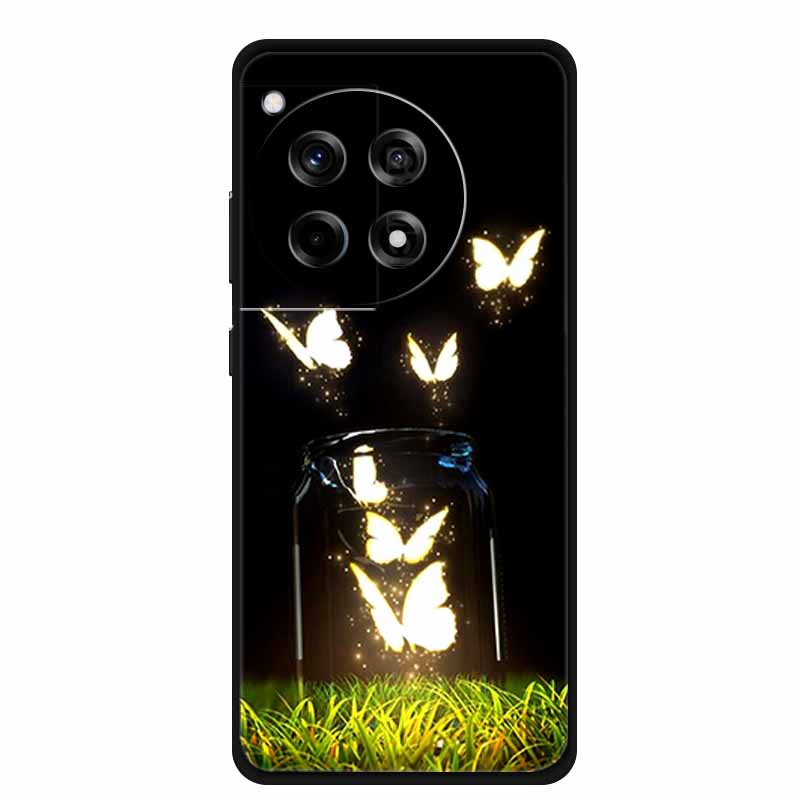 For OnePlus 12R Case Animals Soft Silicone TPU Phone Cases Back Cover For OnePlus Ace 3 ACE3 5G Wolf Protective Cute Girl Shell