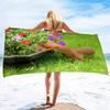 Cute Squirrel Beach Towel Oversized Quick Dry Wild Animal Bath Towels Soft Microfiber Lightweight Pool Towel for Swim Spa Sport